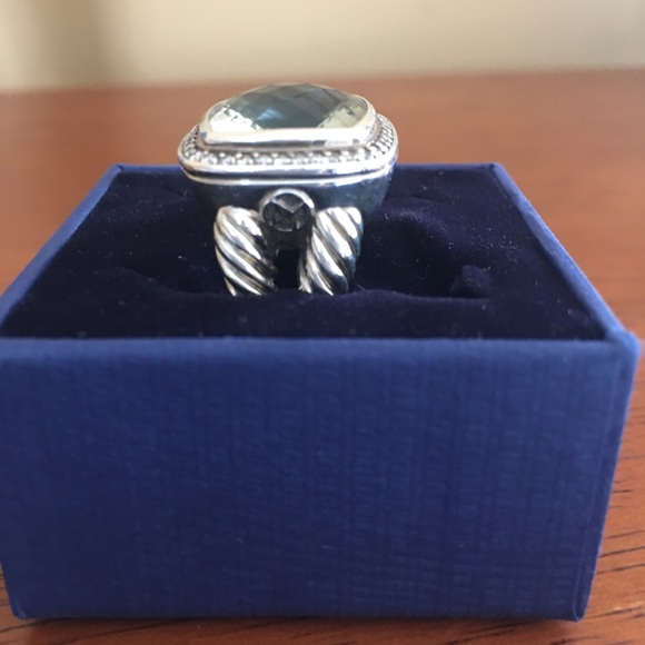 💥🌟DAVID YURMAN LARGE PRESIALITE /DIAMOND RING💥 - Picture 3 of 8